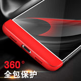 For HUAWEI Honor 6X/GR5 2017 3 in 1 Hybrid Hard Case Full Body 360 Degree Protection Back Cover  red