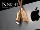 Knight Series Lightning Cable Quick Charging Cable for iPhone 1.8m, Blue