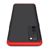 For OPPO Reno 4 /Reno 4 Pro International Edition Mobile Phone Cover 360 Degree Full Protection Phone Case Red black red