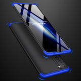 For OPPO Reno 4 /Reno 4 Pro International Edition Mobile Phone Cover 360 Degree Full Protection Phone Case Blue black blue