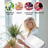 Plastic Mobile Phone Mask Watch Disinfection Box Rectangular Shaped Compact Size Portable white