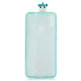 For Samsung A11 TPU Back Cover 3D Cartoon Painting Soft Mobile Phone Case Shell cartoon horse