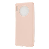 For HUAWEI Mate 30/30 Lite/30 Pro Cellphone Case Simple Profile Soft TPU Shock-Absorption Phone Cover Sakura pink