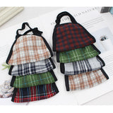 Plaid Mask Cotton Warm Windproof Outdoor Mask Random Color
