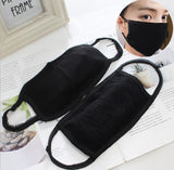 Double Layer Mask Fashionable Dust Proof Sand Proof Cycling Mask black