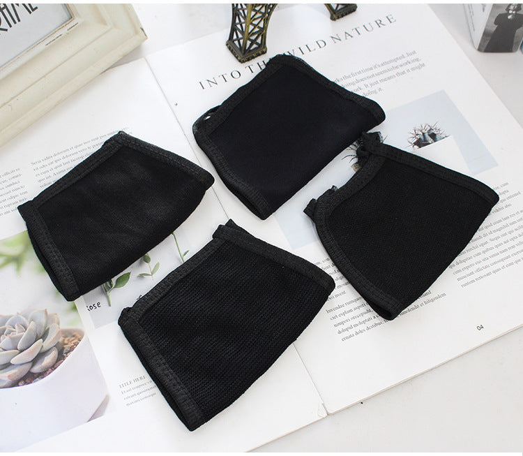 Double Layer Mask Fashionable Dust Proof Sand Proof Cycling Mask black