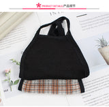 Plaid Mask Cotton Warm Windproof Outdoor Mask Random Color