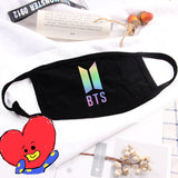 Fashion Warm Mouth Mask Breathable Anti-Dust Face Protector Winter Black-2