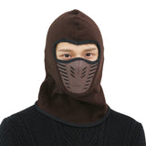 Outdoor Sleeve Cap Winter Warm Bicycle Face Mask Bike Climbing Skiing Windproof Thermal Polar Fleece Head Protector Dark gray_Polar fleece