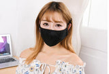 PM2.5 Breathable Anti-haze Cotton Mask Fashionable Cycling Motorcycle Outdoor Protective Dust Mask gray