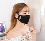 PM2.5 Breathable Anti-haze Cotton Mask Fashionable Cycling Motorcycle Outdoor Protective Dust Mask gray