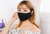 PM2.5 Breathable Anti-haze Cotton Mask Fashionable Cycling Motorcycle Outdoor Protective Dust Mask gray