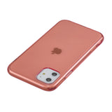 for iPhone 11 / 11 Pro / 11 Pro Max Clear Colorful TPU Back Cover Cellphone Case Shell Black