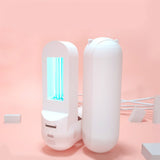 Portable UV Sterilizer Lamp USB Mini Handheld Ultraviolet Germicidal Lamp Disinfection Light white