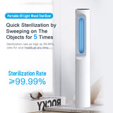 UV Disinfection Lamp Portable Handheld Sterilizer Light Kill Mites Deodorizer