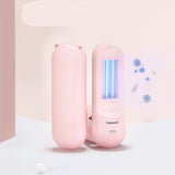Portable UV Sterilizer Lamp USB Mini Handheld Ultraviolet Germicidal Lamp Disinfection Light Pink