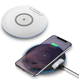 For Huawei P30 Pro Mate20 Pro Samsung S10 S9 S7 S8 iPhone XS Max X Xiaomi Mix 2S Mix 310W Qi Wireless Charger Fast Charging Pad  white
