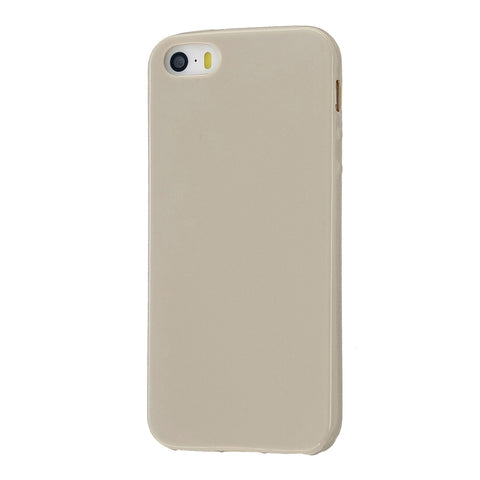 For iPhone 5/5S/SE/6/6S/6 Plus/6S Plus/7/8/7 Plus/8 Plus Cellphone Cover Soft TPU Bumper Protector Phone Shell Milk tea