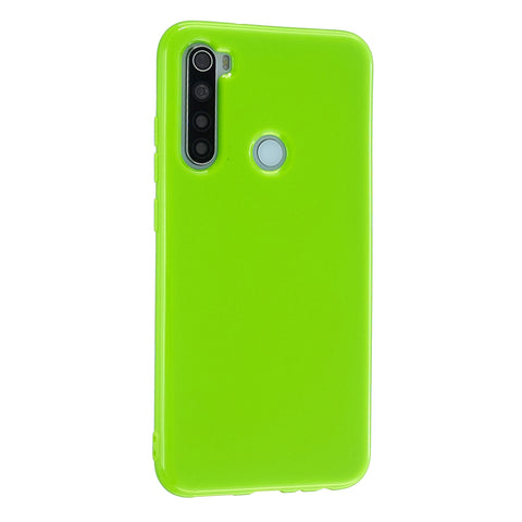For Redmi Note 8/8 Pro Cellphone Cover 2.0mm Thickened TPU Case Camera Protector Anti-Scratch Soft Phone Shell Green