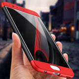 For HUAWEI P10 3 in 1 360 Degree Non-slip Shockproof Full Protective Case black