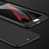For HUAWEI P10 3 in 1 360 Degree Non-slip Shockproof Full Protective Case black
