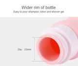 Multi-function Cartoon Animal Bottle Silicone Cute Makeup Container Refillable Bottle Cute rabbit pink 89ml / single