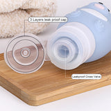 Outdoor Portable Cartoon Bear Animal Silicone Travel Case Organizer Shampoo Shower Gel Lotion Storage Refillable Bottle green_80ml