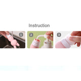 Multi-function Cartoon Animal Bottle Silicone Cute Makeup Container Refillable Bottle Cute rabbit pink 89ml / single