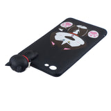 For VIVO Y71 3D Cute Coloured Painted Animal TPU Anti-scratch Non-slip Protective Cover Back Case cute husky