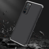 For OPPO Reno 4 /Reno 4 Pro International Edition Mobile Phone Cover 360 Degree Full Protection Phone Case Silver black silver
