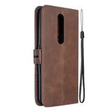 For OPPO F11/F11 Pro Case Soft Leather Cover with Denim Texture Precise Cutouts Wallet Design Buckle Closure Smartphone Shell  yellow