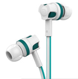 Langsdom JM26 Headphone 3.5mm Wired Earphone Noise Reduction in-ear Earphone Headset with Mic for Mobile Phone white