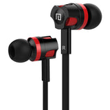 Langsdom JM26 Headphone 3.5mm Wired Earphone Noise Reduction in-ear Earphone Headset with Mic for Mobile Phone white