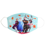 Kids Breathable Mask Cartoon Printing Kids Dust Respirator Cotton Mouth Muffle Purple