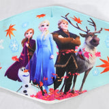 Kids Breathable Mask Cartoon Printing Kids Dust Respirator Cotton Mouth Muffle Blue