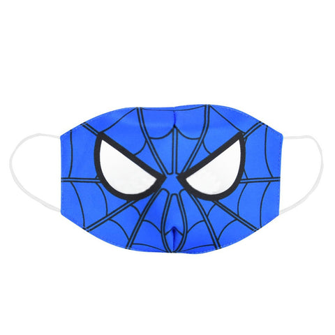 Kids Children Cotton Mask Dustproof Breathable Anti-Fog Lovely Cartoon Printing Protective Mask blue