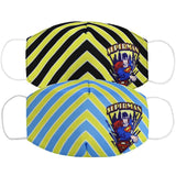 Kids Children Cotton Mask Dustproof Breathable Anti-Fog Lovely Cartoon Printing Protective Mask Blue