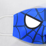 Kids Children Cotton Mask Dustproof Breathable Anti-Fog Lovely Cartoon Printing Protective Mask blue