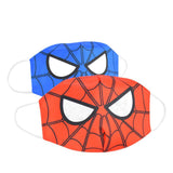 Kids Children Cotton Mask Dustproof Breathable Anti-Fog Lovely Cartoon Printing Protective Mask blue