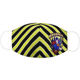 Kids Children Cotton Mask Dustproof Breathable Anti-Fog Lovely Cartoon Printing Protective Mask Black