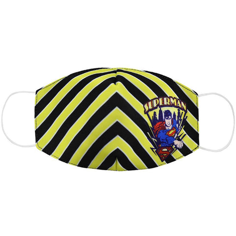 Kids Children Cotton Mask Dustproof Breathable Anti-Fog Lovely Cartoon Printing Protective Mask Black