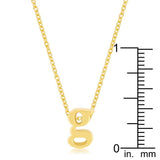 Golden Initial G Pendant