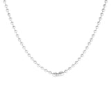 Dreya 1.1ct CZ Rhodium Stainless Steel Necklace