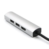 For Type-C Hub3.0 + Hdmi4K 4 in 1 Notebook Mobile Phone Adapter Notebook for mate10mate20 P20 P30 gray