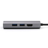 For Type-C Hub3.0 + Hdmi4K 4 in 1 Notebook Mobile Phone Adapter Notebook for mate10mate20 P20 P30 black