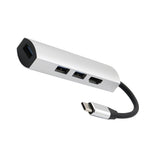 For Type-C Hub3.0 + Hdmi4K 4 in 1 Notebook Mobile Phone Adapter Notebook for mate10mate20 P20 P30 Silver