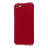 For iPhone 5/5S/SE/6/6S/6 Plus/6S Plus/7/8/7 Plus/8 Plus Cellphone Cover Soft TPU Bumper Protector Phone Shell Rose red