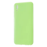 For VIVO IQOO Neo/Y97 Glossy TPU Phone Case Mobile Phone Soft Cover Anti-Slip Full Body Protection Fluorescent green