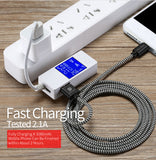 DUX DUCIS K-ONE MICRO Weaving Sync Data Charging Charger Cable 100cm