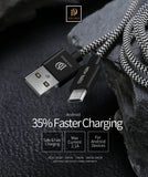 DUX DUCIS K-ONE MICRO Weaving Sync Data Charging Charger Cable 25cm